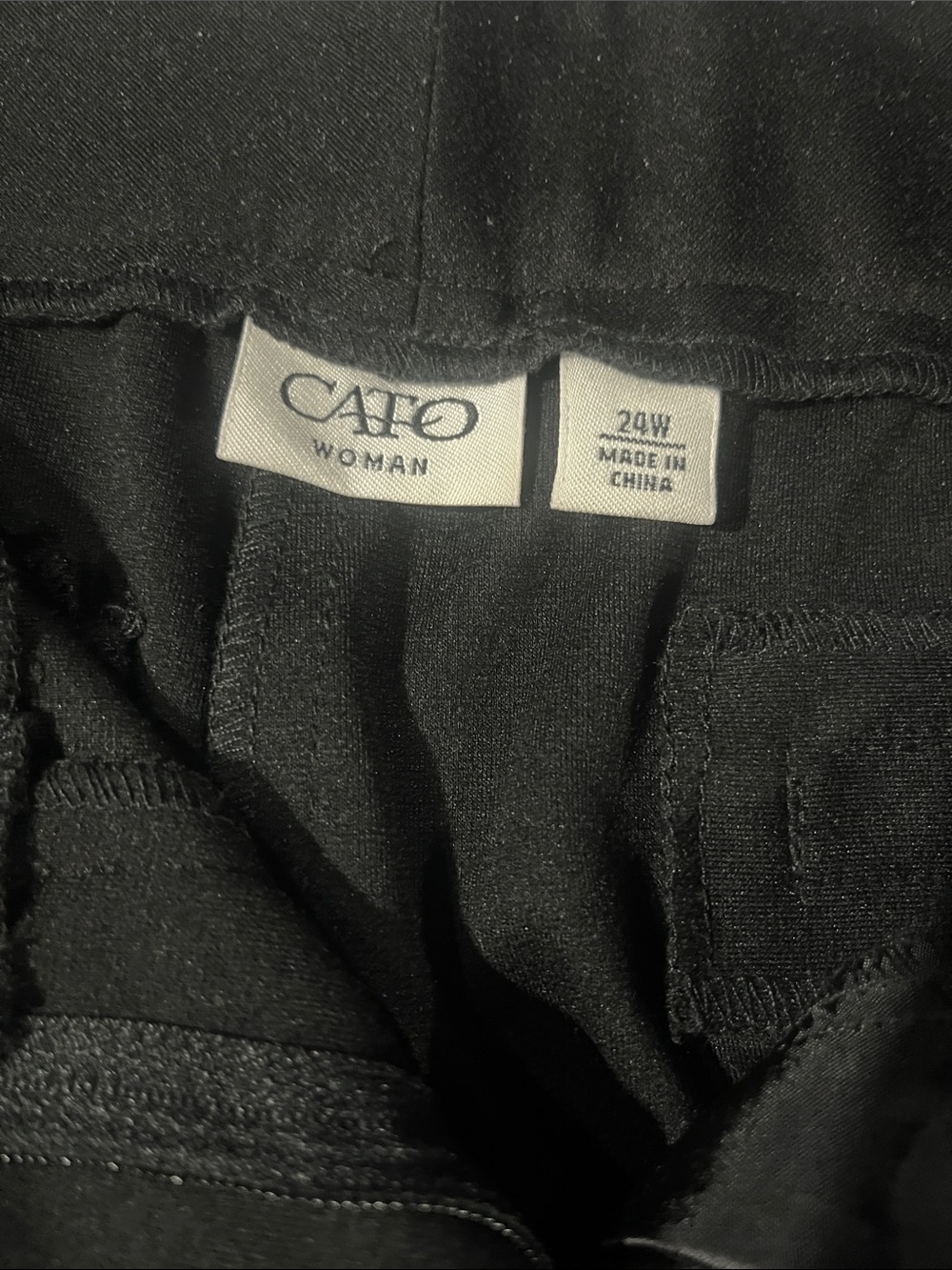 Cato Woman Black Women's Stretch Waistband Bottoms